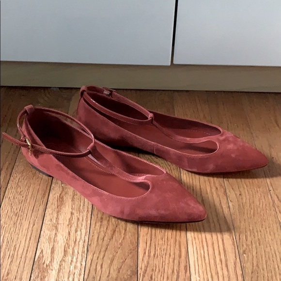 tory burch ashton t-strap flat - Picture 1 of 7